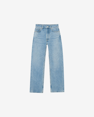 Jean droit bleu clair