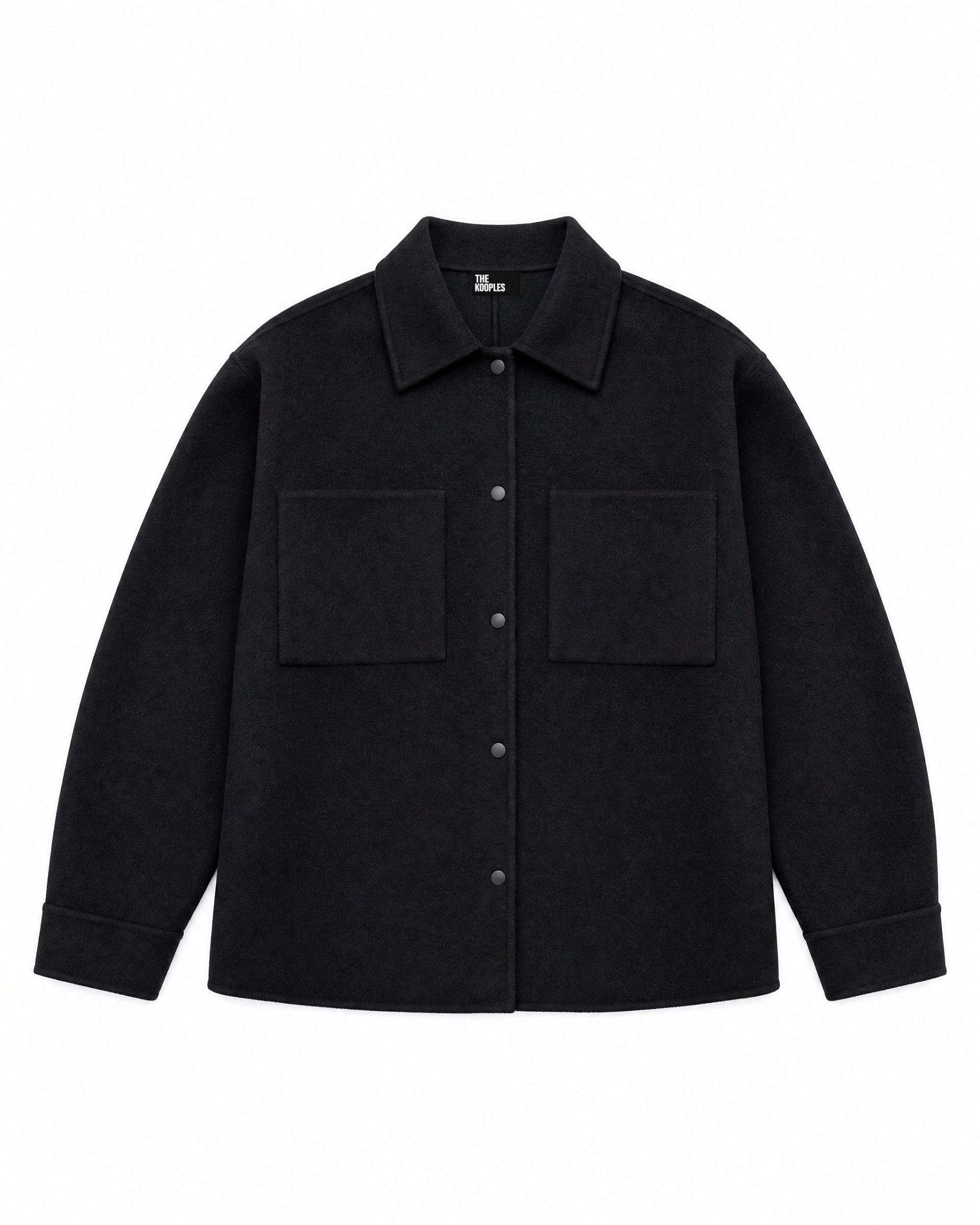 Blouson en laine  noir