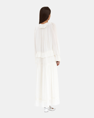 Robe col lavali&egrave;re &eacute;crue