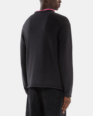 Pull en laine gris
