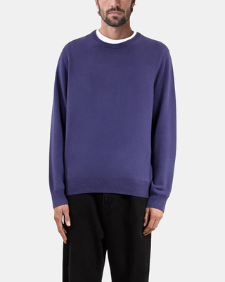 Pull en cachemire bleu