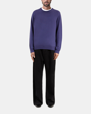 Pull en cachemire bleu
