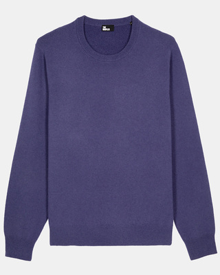 Pull en cachemire bleu