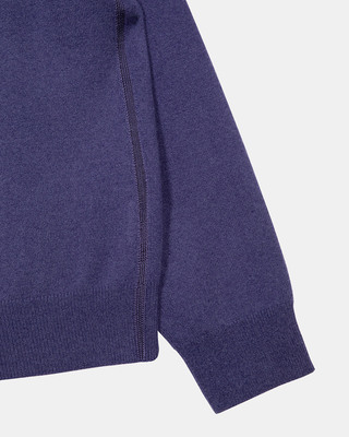 Pull en cachemire bleu