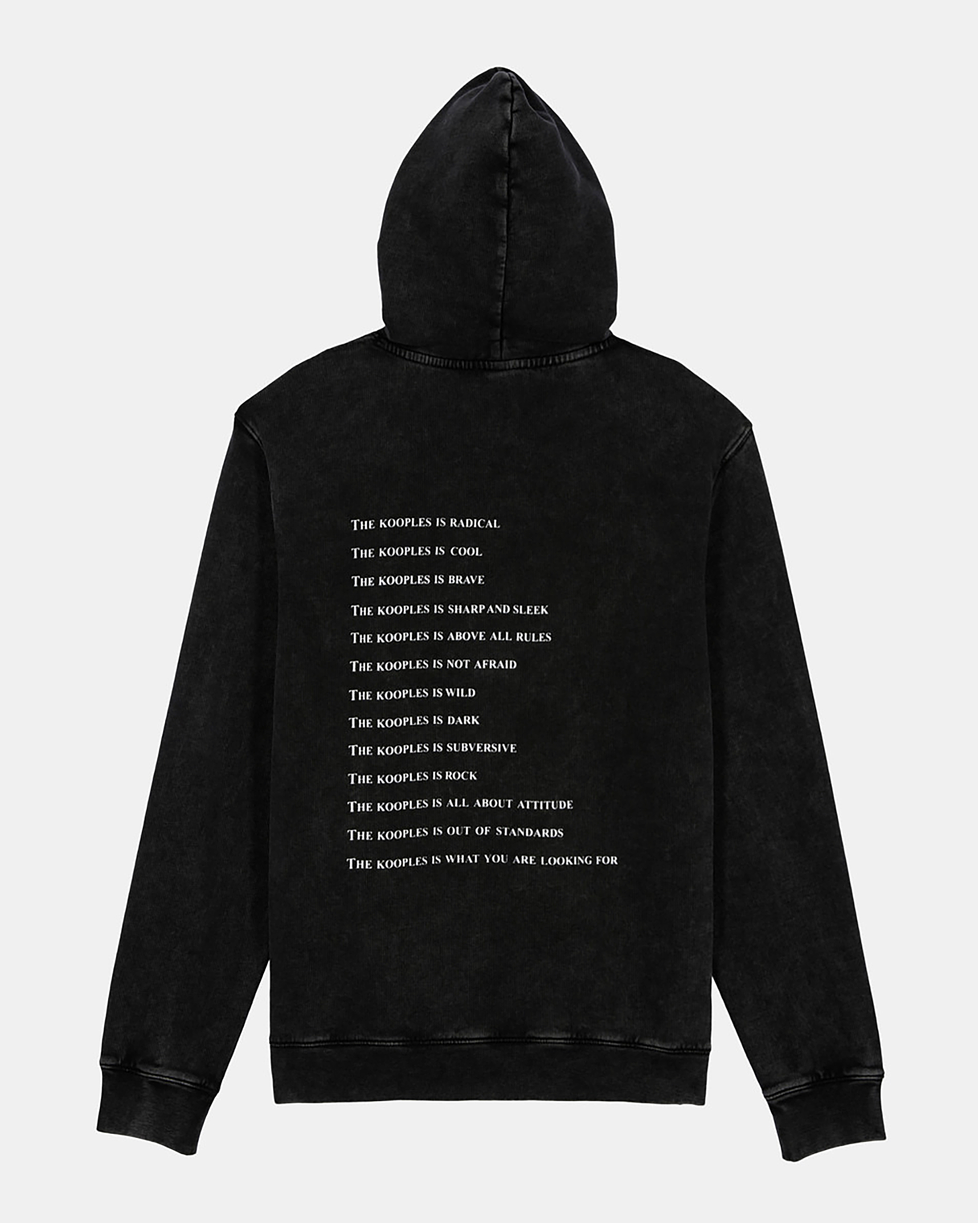 Sweatshirt à capuche What is noir
