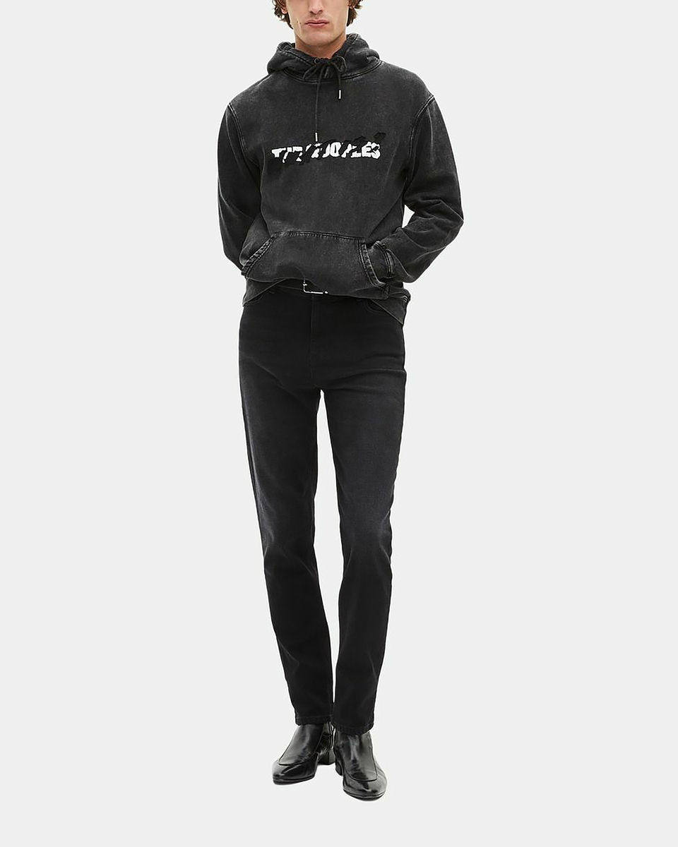 Sweatshirt &agrave; capuche What is noir