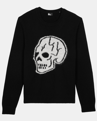 Pull t&ecirc;te de mort noir
