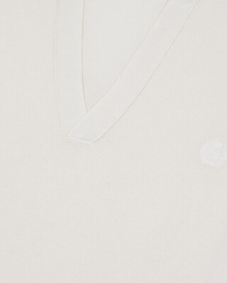 Pull col tunisien beige