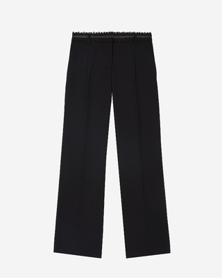 Pantalon tailleur large noir