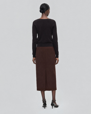 Pull effet trompe l'&oelig;il avec dentelle noir
