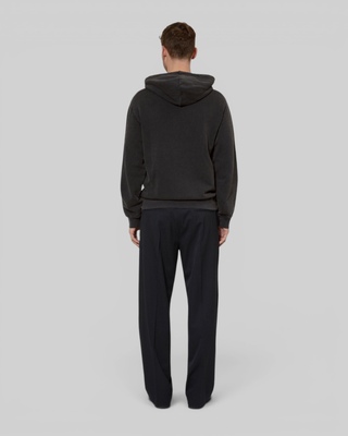 Sweatshirt à capuche avec sérigraphie Panthère noir