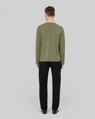 T-shirt manches longues vert