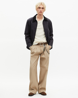 Blouson en coton marine