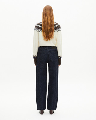 Jean large brut bleu