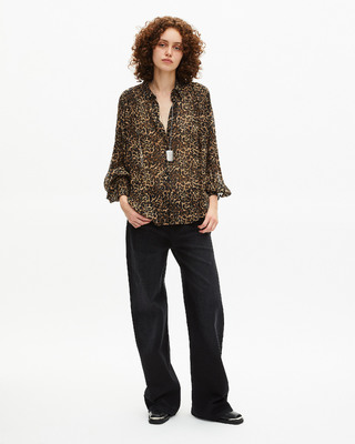 Chemise imprim&eacute; l&eacute;opard