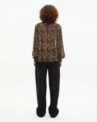 Chemise imprim&eacute; l&eacute;opard