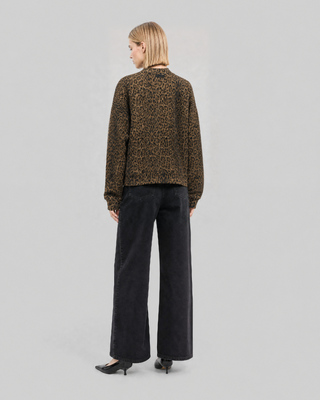 Sweatshirt mit Leopardenmuster