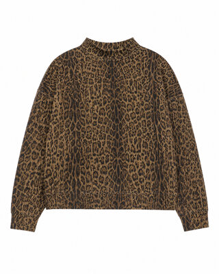 Sweatshirt mit Leopardenmuster