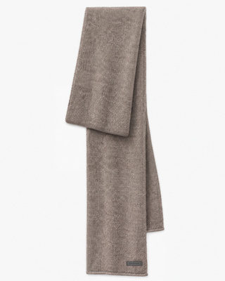 Unisex-Schal aus Wolle und Yak, braun 