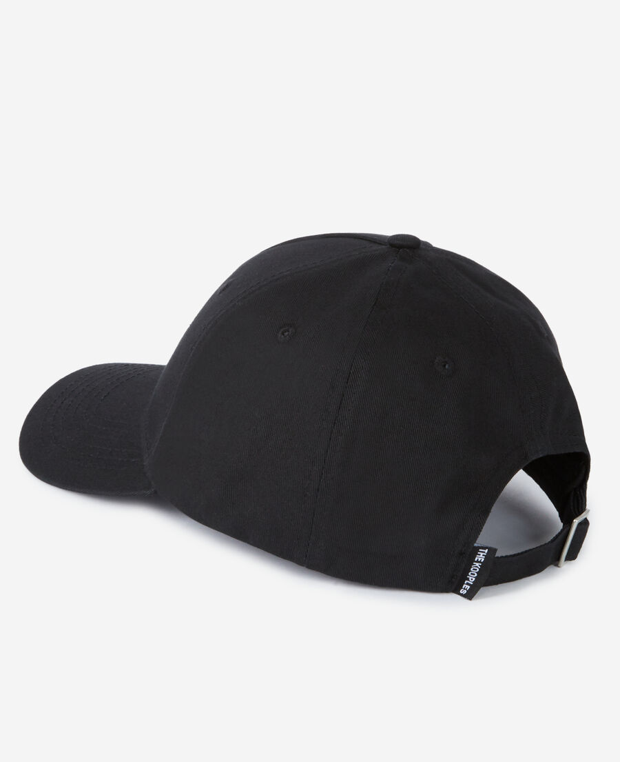 The Kooples MEN BLACK logo black cap