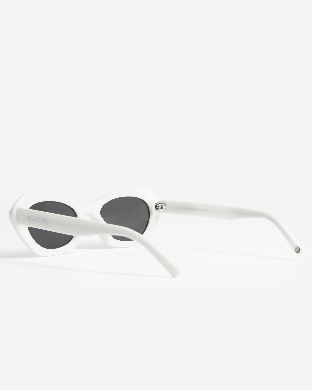 The Kooples F WHITE white cat eye sunglasses