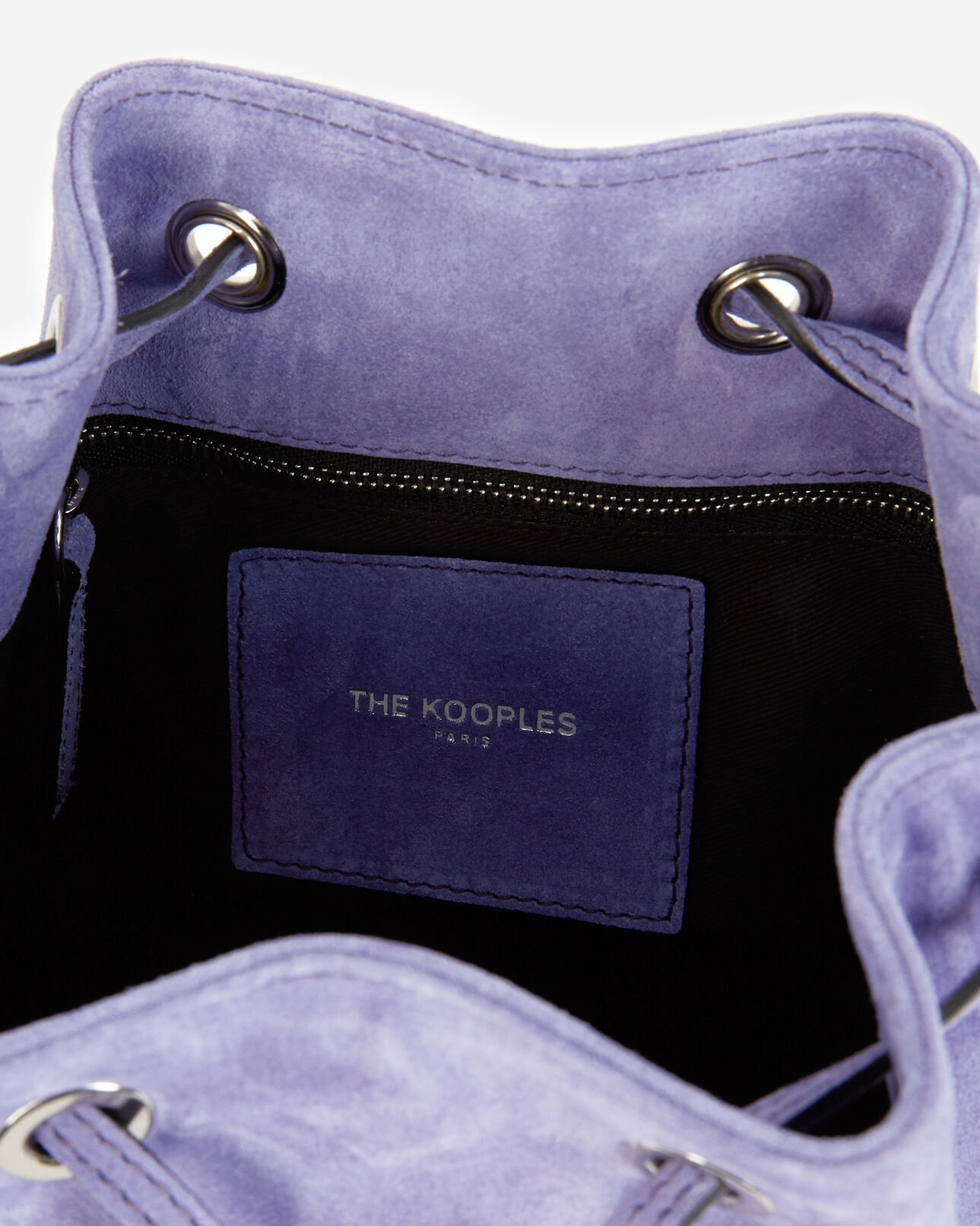 The Kooples FEMME VIOLET sac medium tina en cuir lilas