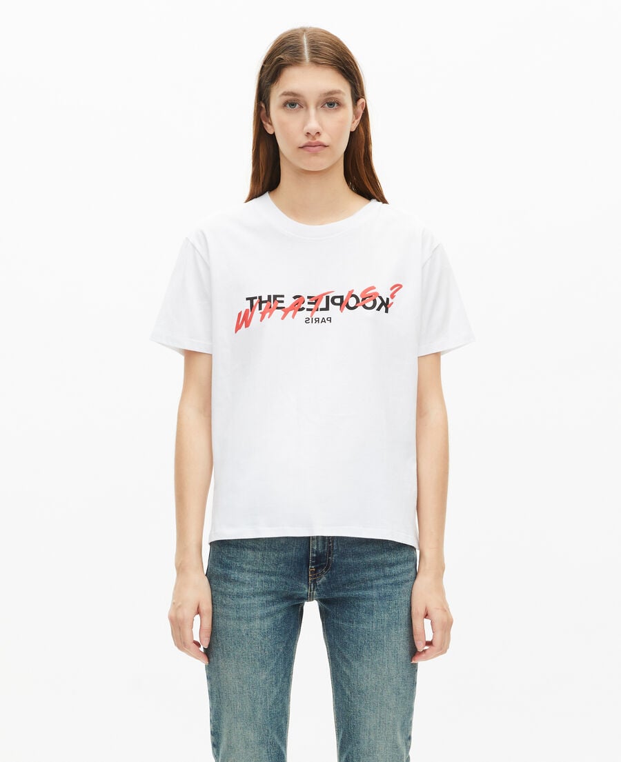 The Kooples DAMEN WHITE was ist ein weißes t-shirt