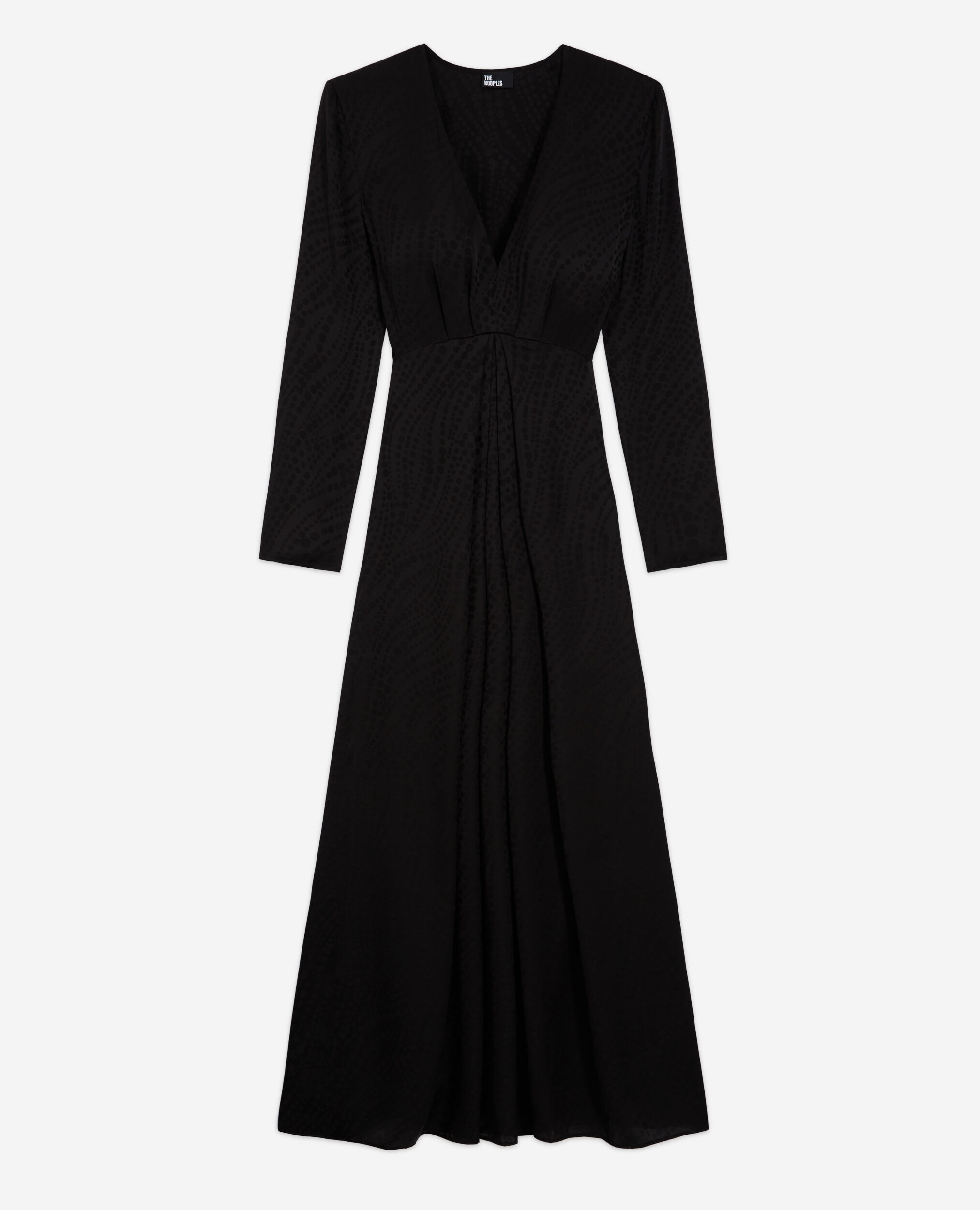 Robe longue imprimée, BLACK, hi-res image number null
