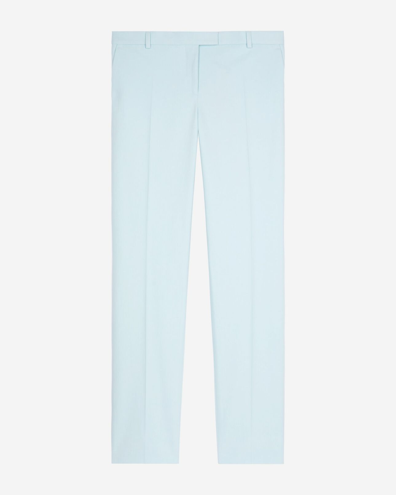 The Kooples WOMEN LIGHT BLUE blue cotton suit pants