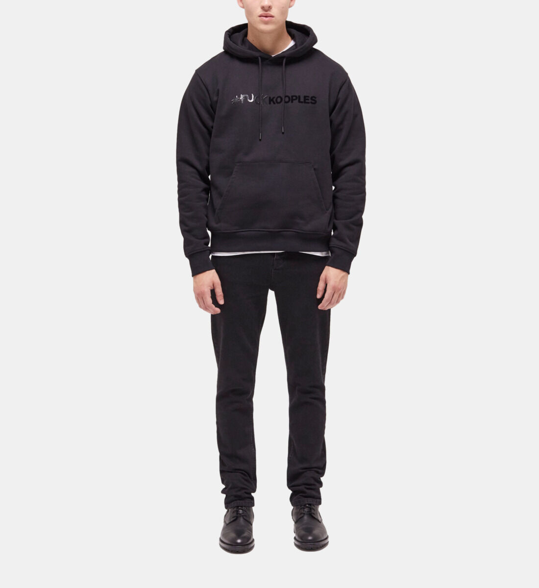 Black hoodie 2025 logo