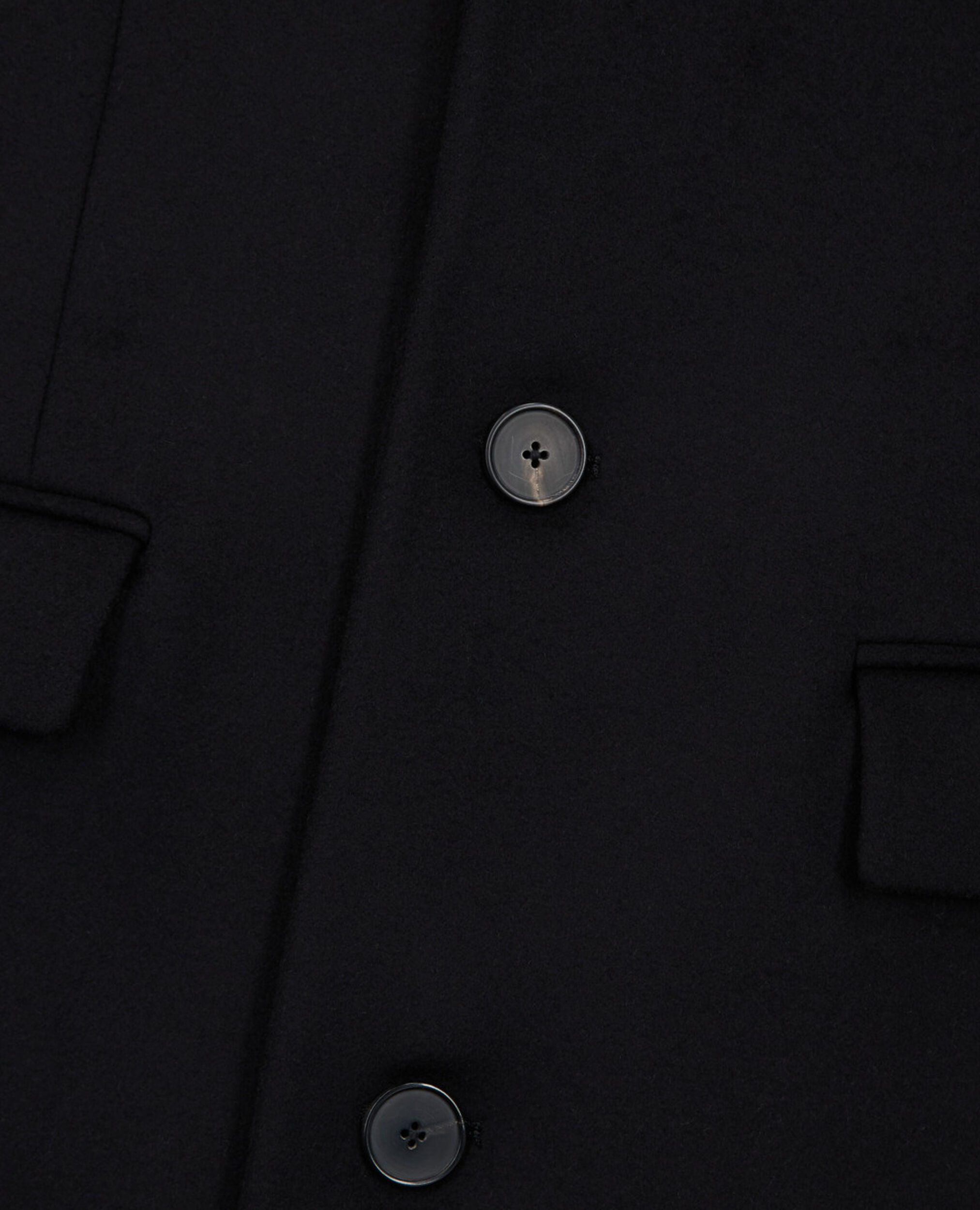 Long wool coat with leopard lining, BLACK, hi-res image number null