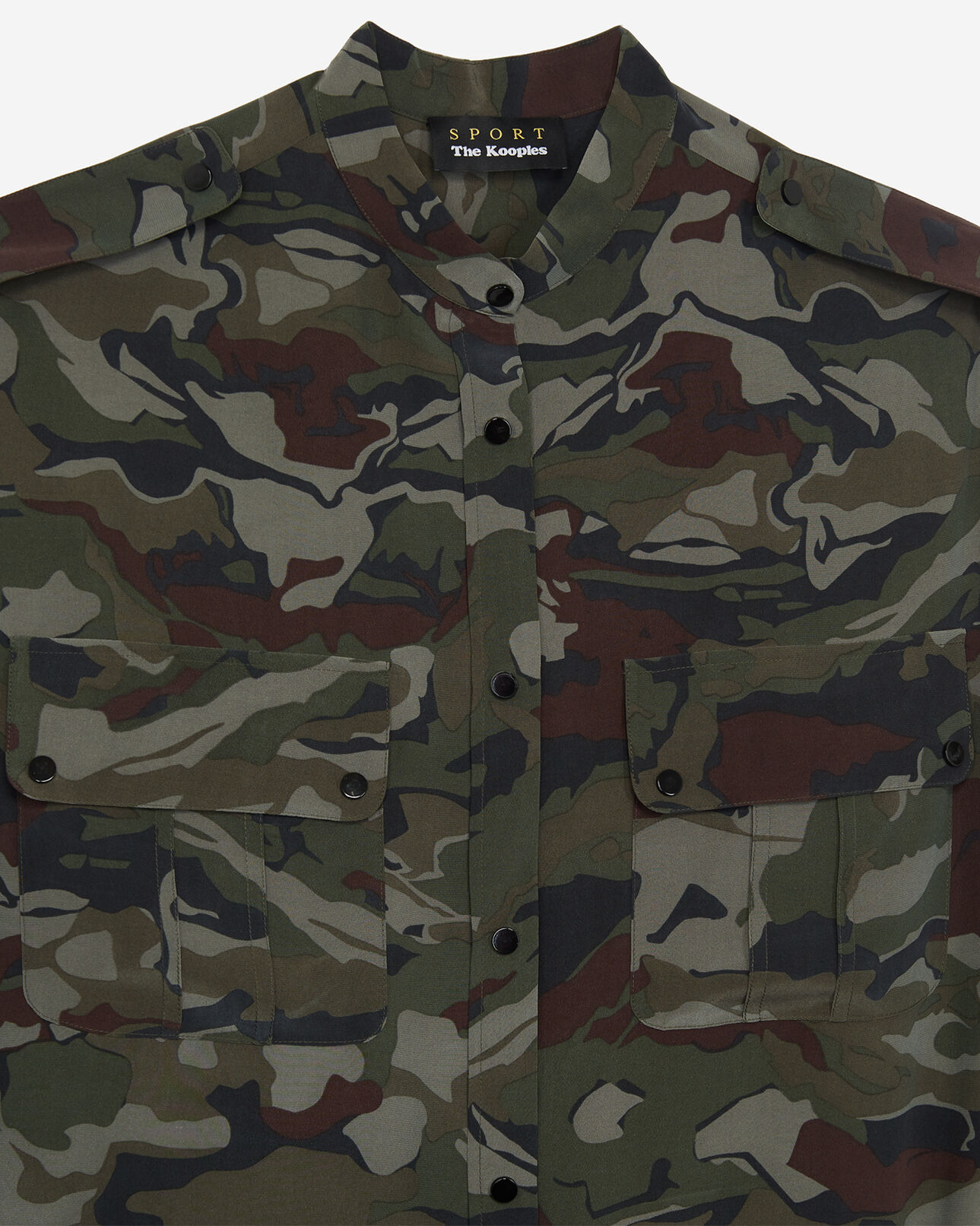 The Kooples FEMME CAMOUFLAGE chemise militaire