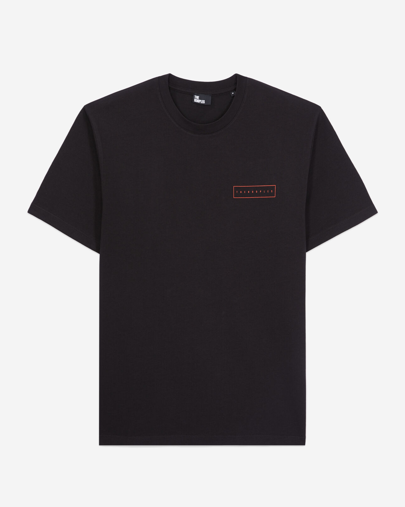 The Kooples HOMME BLACK t-shirt homme noir avec sérigraphie x rated