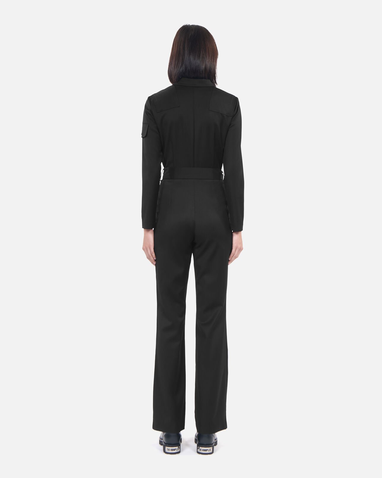 The Kooples WOMEN BLACK black wool the kooples x carolina ritzler jumpsuit