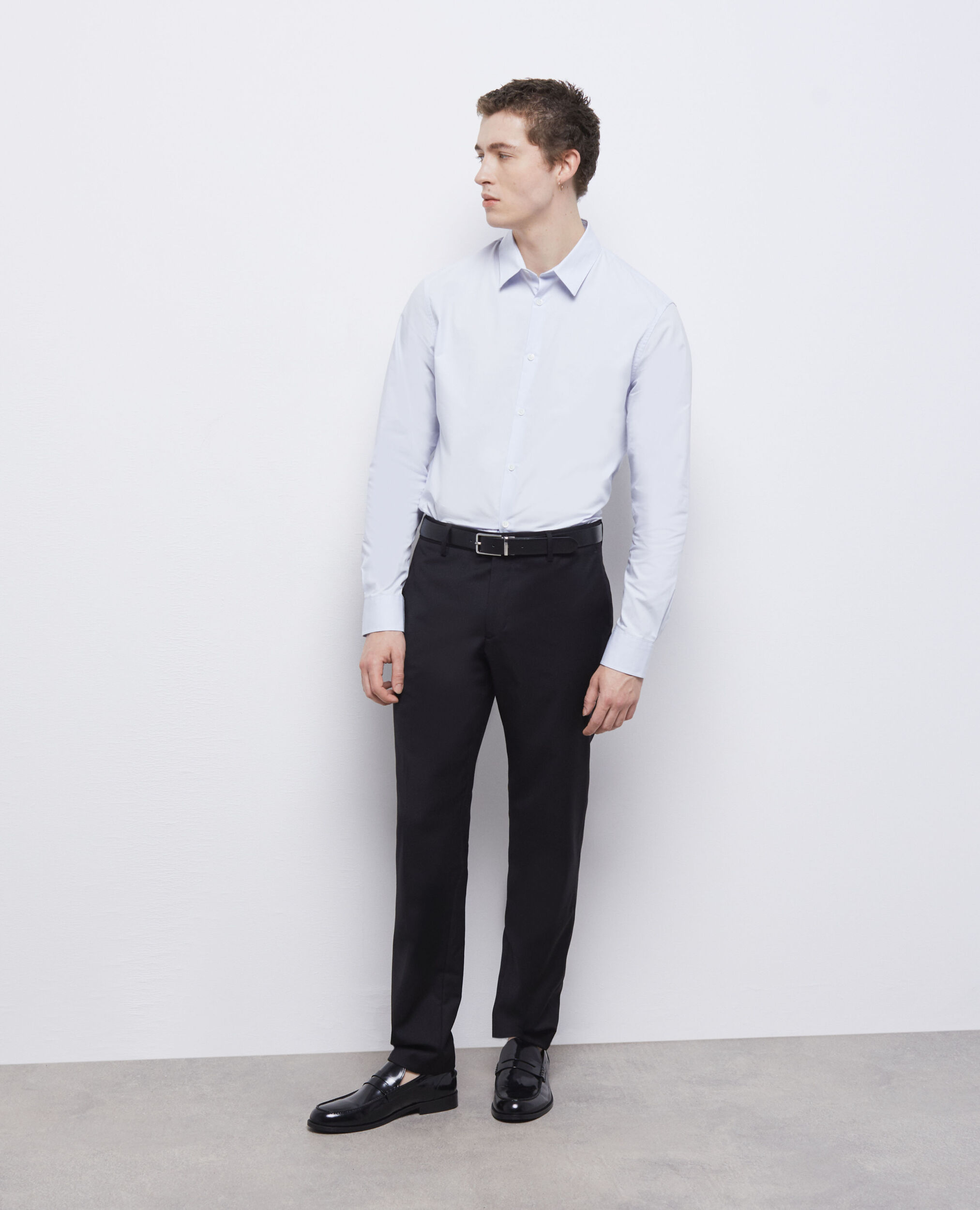 Formal blue shirt, LIGHT BLUE, hi-res image number null