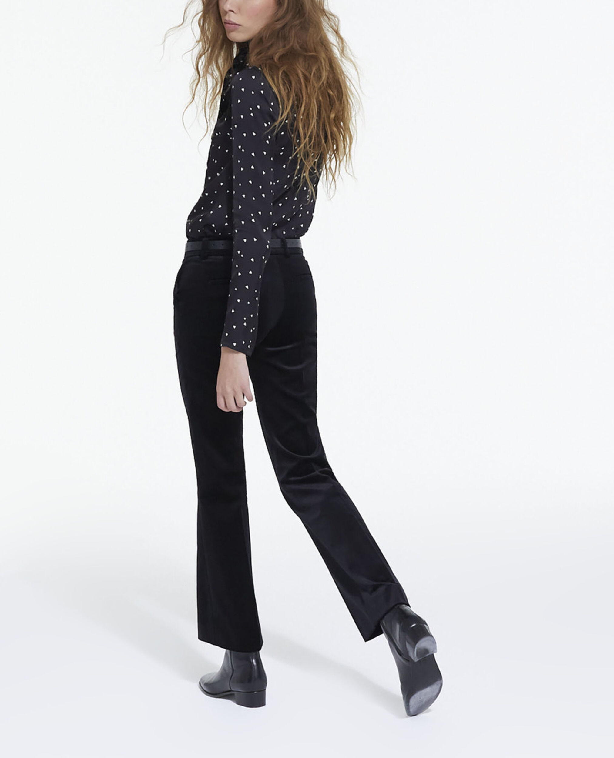 Printed top, BLACK, hi-res image number null