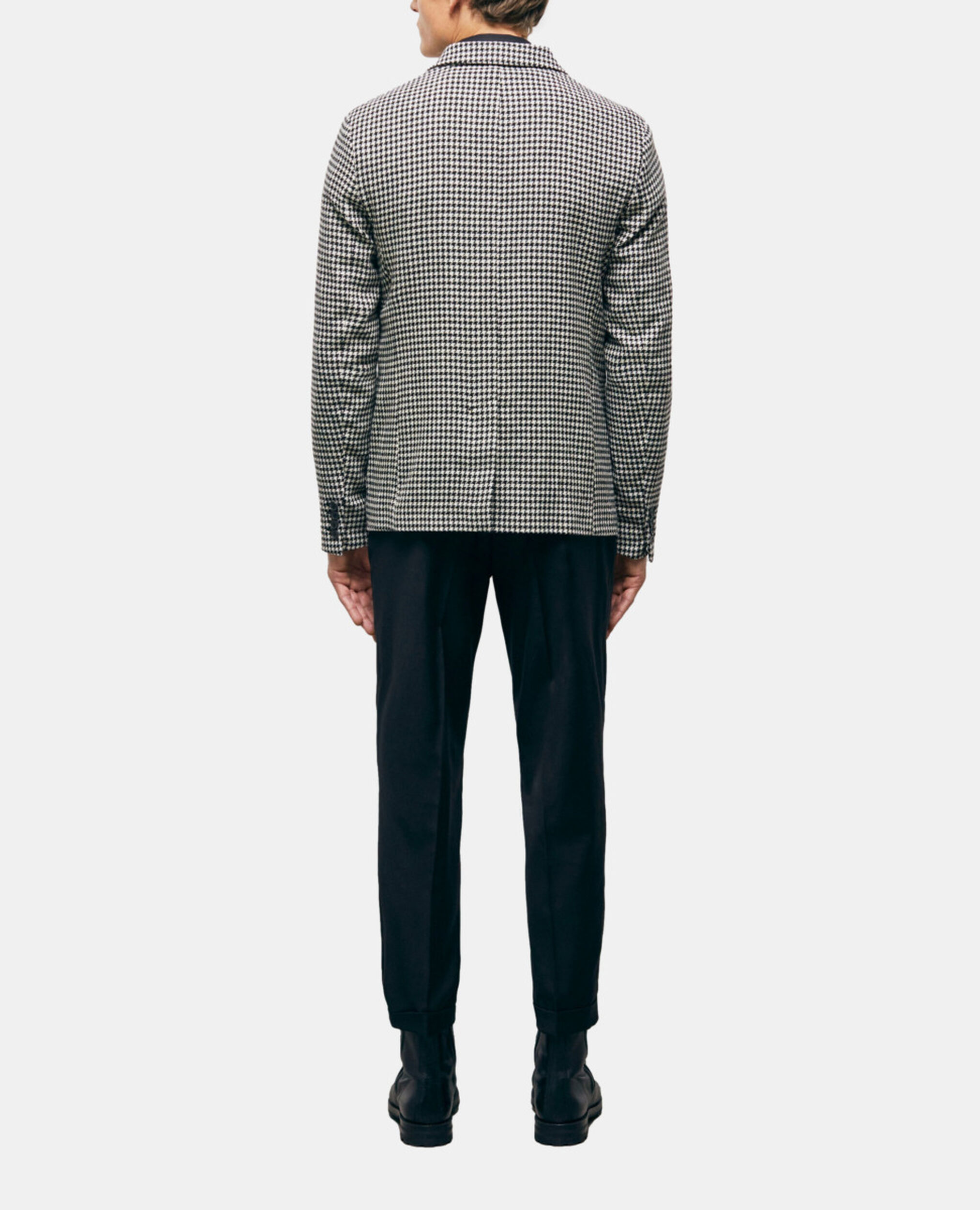 Patterned jacket, BLACK WHITE, hi-res image number null