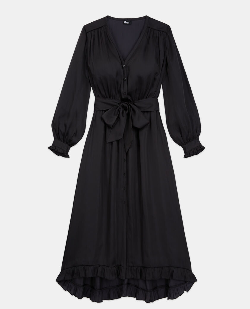 The Kooples WOMEN BLACK long black dress