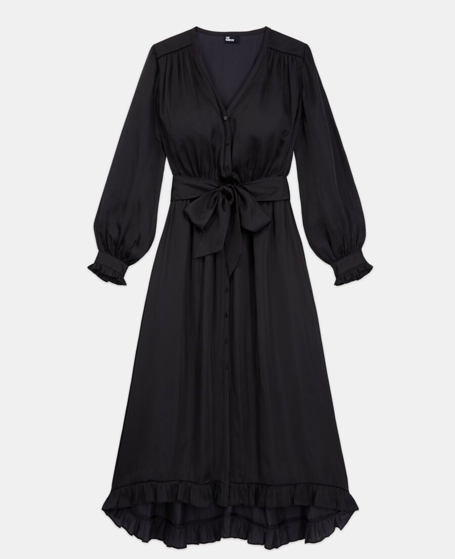 The Kooples WOMEN BLACK long black dress