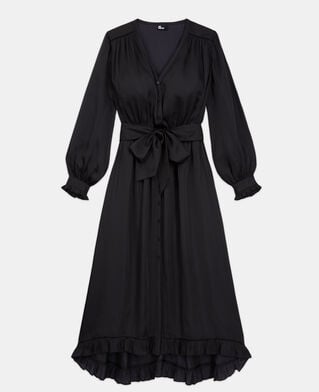 The Kooples WOMEN BLACK long black dress