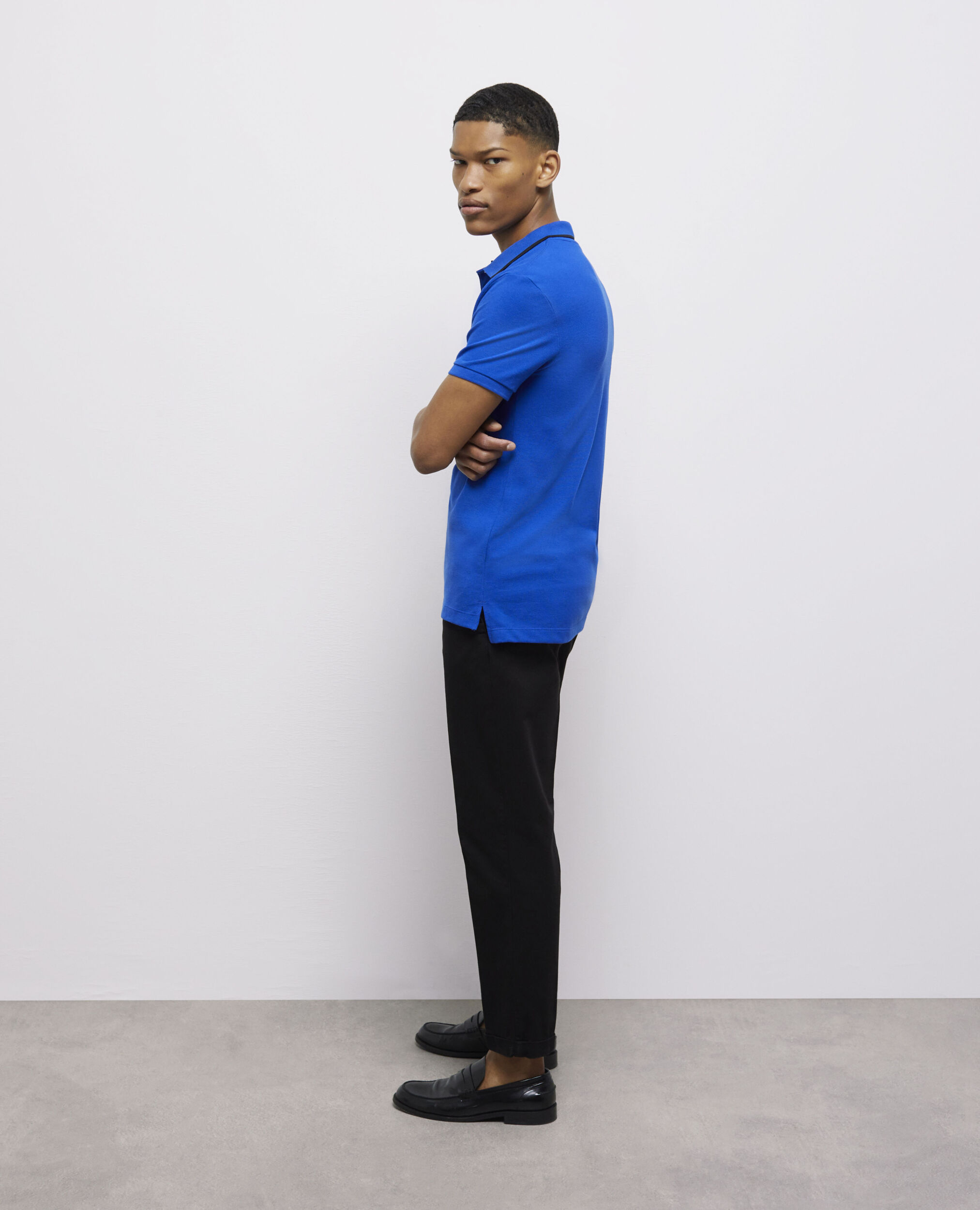 Camisa polo azul, BLUE ELECTRIC, hi-res image number null