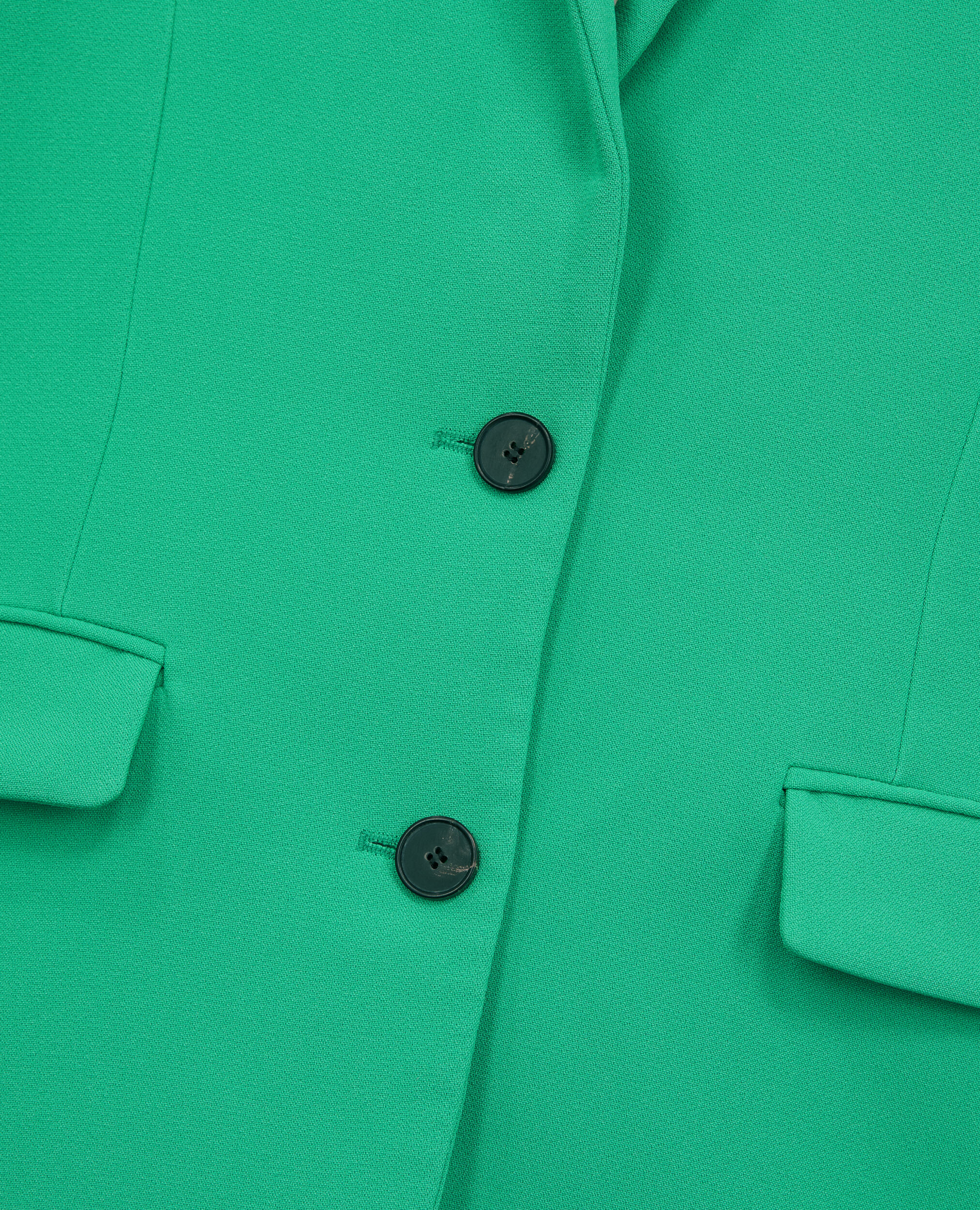 Chaqueta traje verde crepé, GREEN, hi-res image number null
