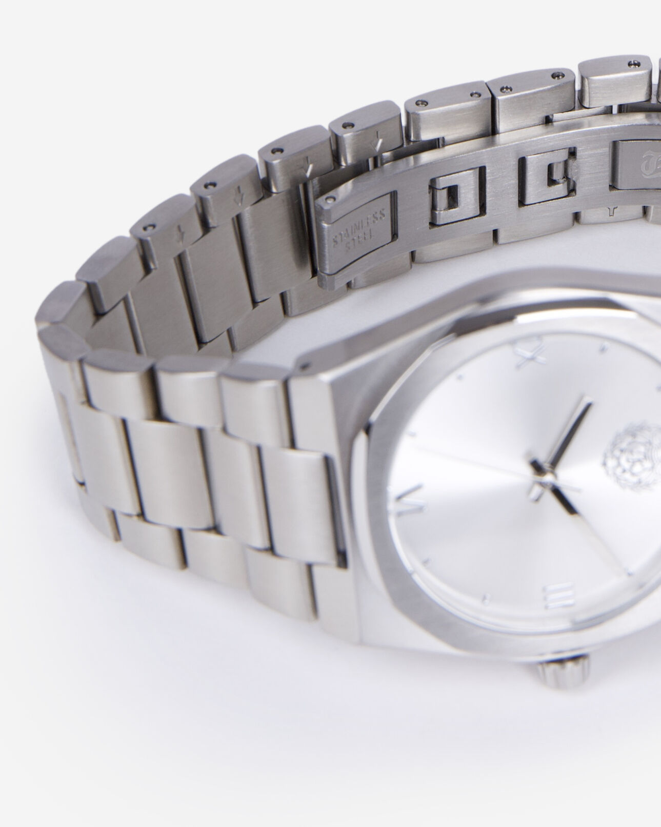The Kooples UNISEX SILVER silberne wappenuhr