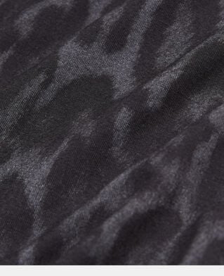 The Kooples WOMEN BLACK short dress with leopard print