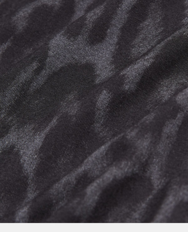 The Kooples FEMME BLACK robe courte léopard