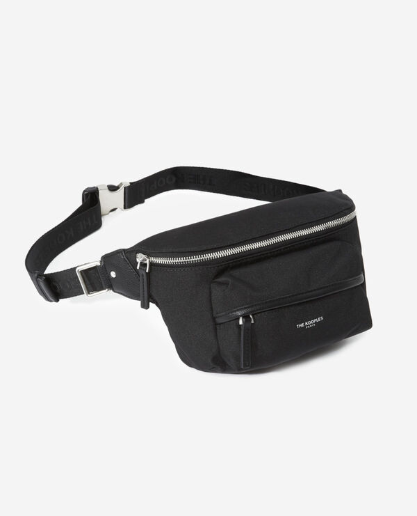 black technical fanny pack