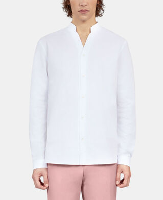 The Kooples H WHITE white poplin formal shirt