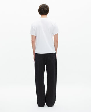 The Kooples HOMME WHITE t-shirt avec logo blanc