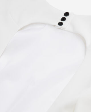 The Kooples WOMEN WHITE short white dress with ruffles