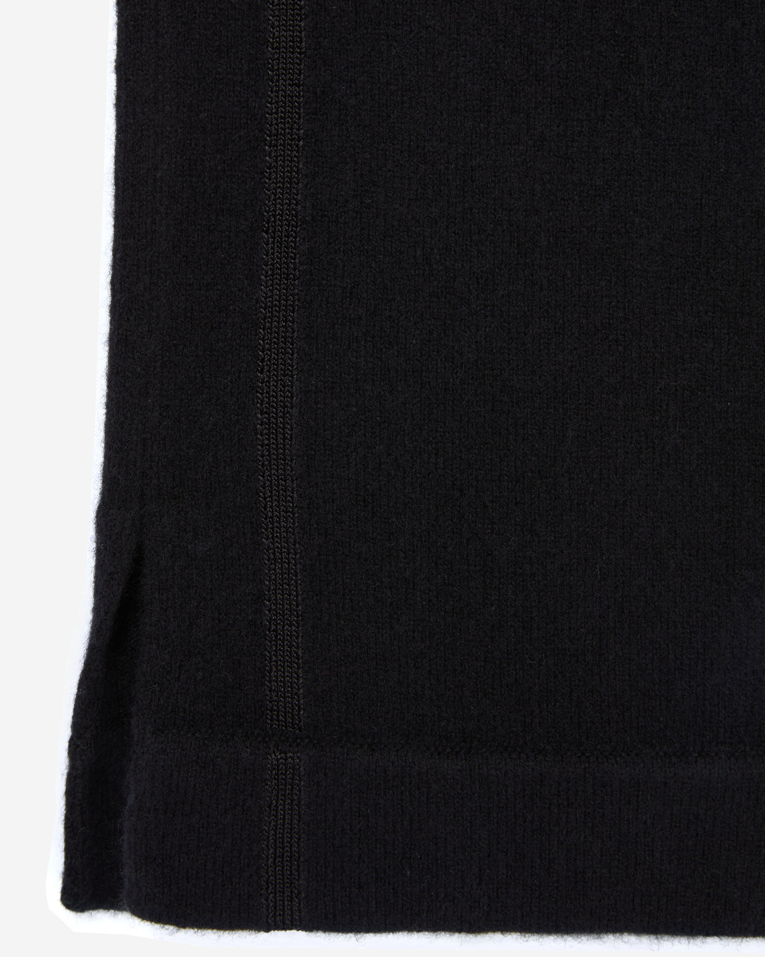 Black wool and cashmere trousers, BLACK, hi-res image number null